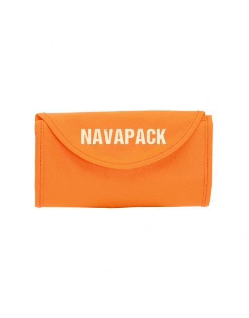 Bolsa plegable TNT 80g 38x42cm naranja personalizable