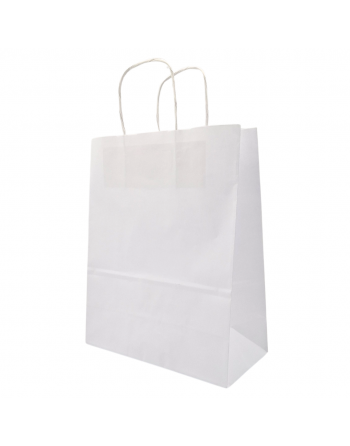 bolsa papel blanco 18+8x24
