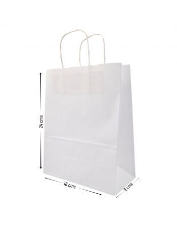 bolsa papel blanco 18+8x24