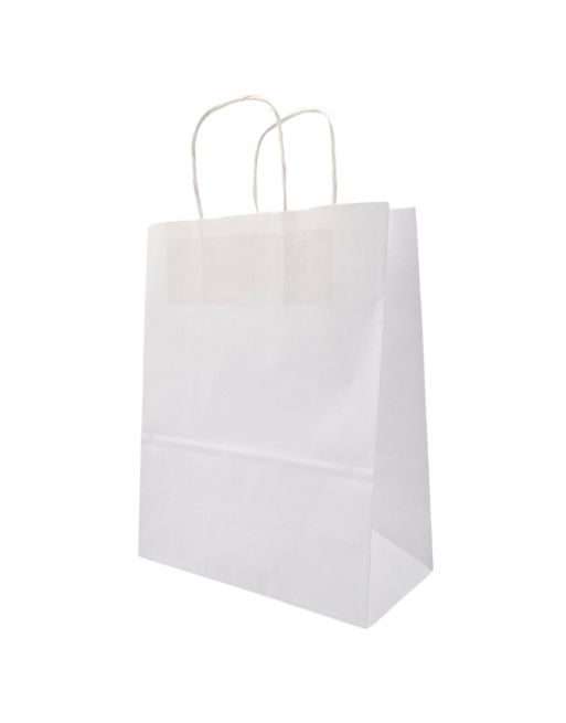 Bolsas de papel color Blanco 100g  32+11x42 cm Bolsas de papel color Blanco 100g  32+11x42 cm