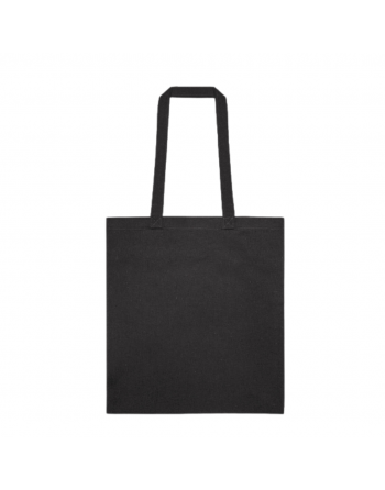 Bolsa algodón SERIE C negra personalizada 140g- 38x42cm