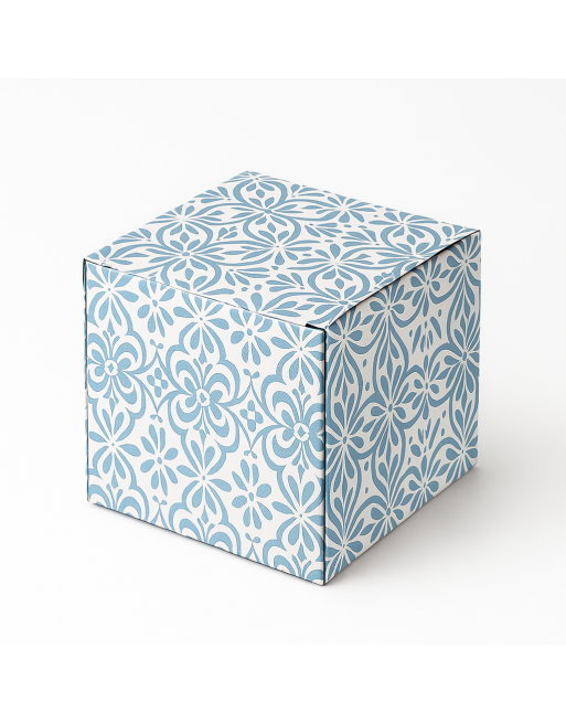 caja cubo estamapada