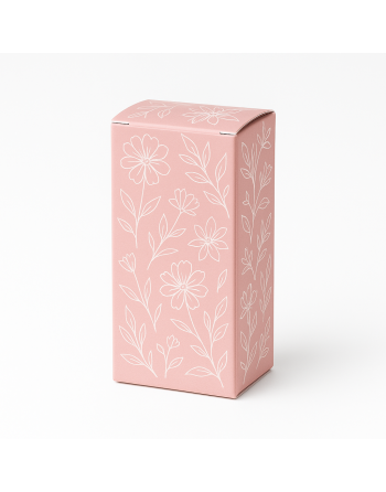 Caja vertical estampada