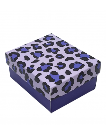 Caja tapa y base animal print