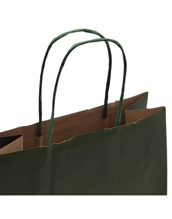 Bolsa verde kraft.