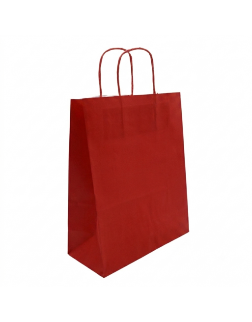 Bolsa roja de celulosa
