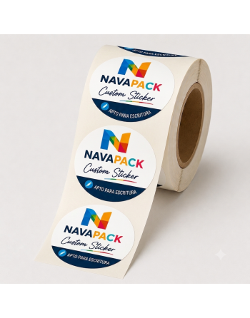 Ø60mm Papel blanco...
