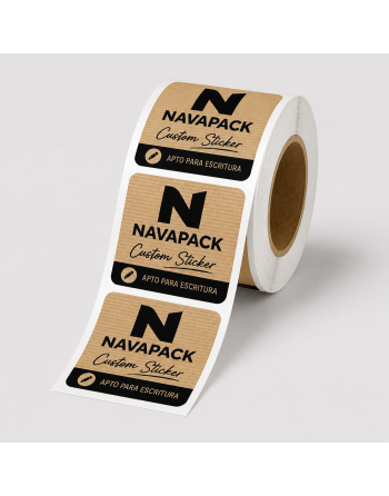 40x40mm Papel kraft...