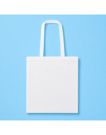 Bolsa algodón colores C blanca personalizada 140g- 38x42cm