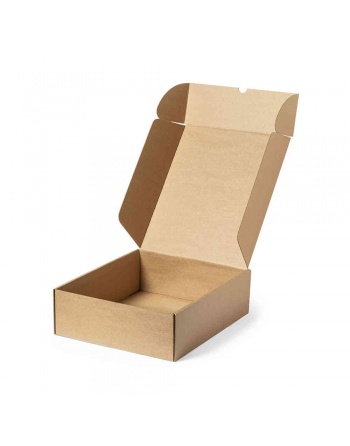 Caja kraft de tapa abatible 26,5x30x9cm