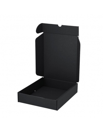 Caja abatible negra 21x25x5