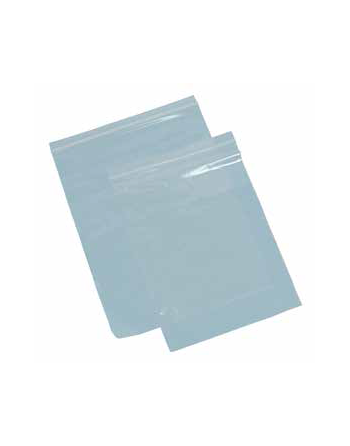 Bolsa transparente sin banda cierre zip 160x220 mm