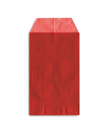 Bolsas con fuelle Celulosa  50g 12+5x24 cm Rojo