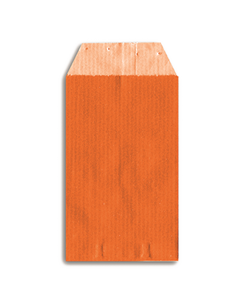 Bolsas con fuelle Celulosa  50g 12+5x24 cm Naranja