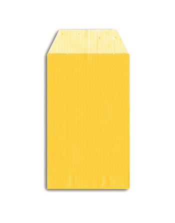 Bolsas planas Celulosa  50g 17x24 cm Amarillo