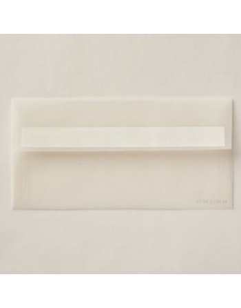 sobre Blanco traslúcido 100gr 11x22 cm