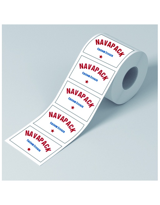 Etiquetas adhesivas en rollo Papel blanco 40x30mm Etiquetas adhesivas en rollo Papel blanco 40x30mm