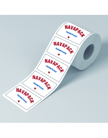 60x35mm Papel blanco...
