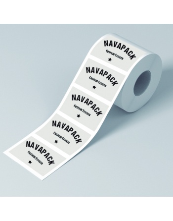 75x30mm PVC transparente...