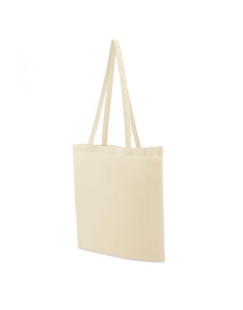 Bolsas de algodón 140g 38x42cm Natural asa larga Bolsas de algodón 140g 38x42cm Natural asa larga