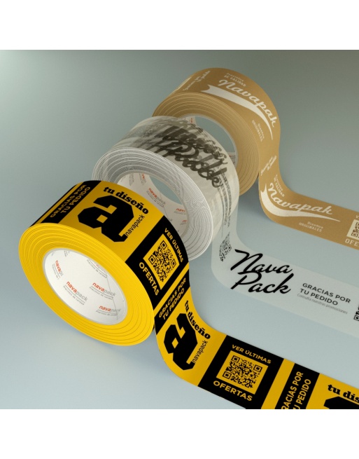 Cinta adhesiva 48 mm PP. Hotmelt personalizado