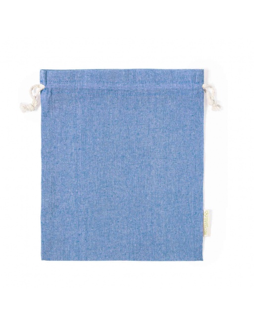 Funda de algodón reciclado color azul 25x30cm 120g