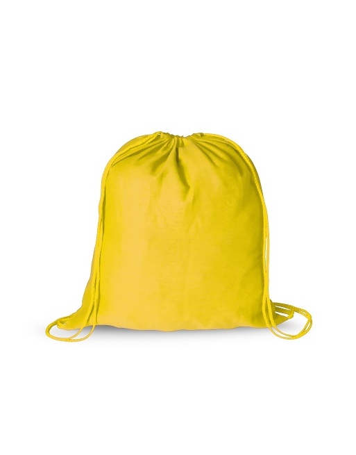 Mochila de algodón amarilla 100g 37x41cm