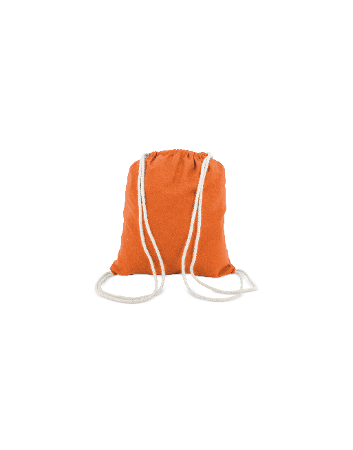 Mochila de algodón naranja 135g 36x40cm