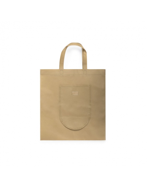 Bolsa plegable TNT 80g 38x42cm natural