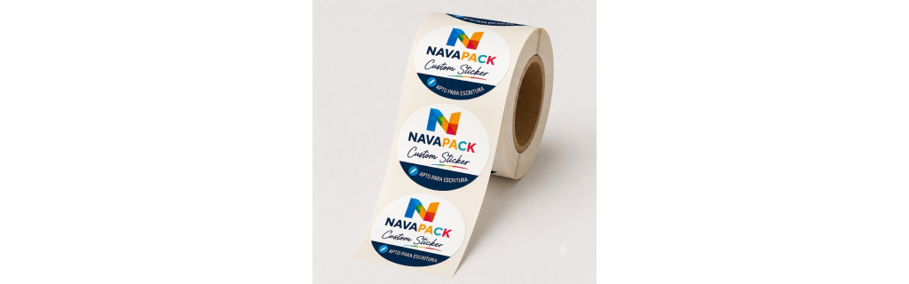 Etiquetas adhesivas | Navapack | Papel blanco