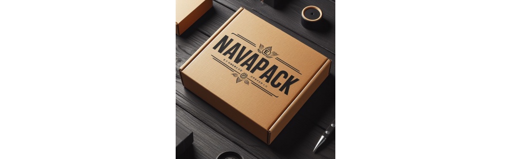 Caja Kraft personalizada tapa abatible | Navapack