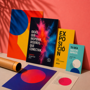 Carteles en papel